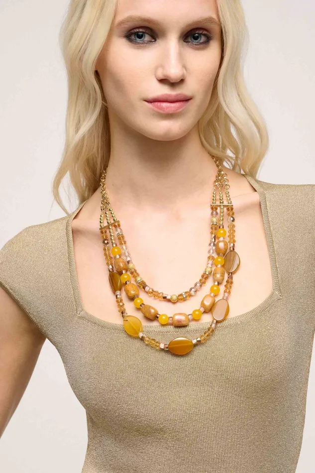 Luisa Spagnoli Bijoux Nolana Tobaccomustardlight Gold 8211 Women