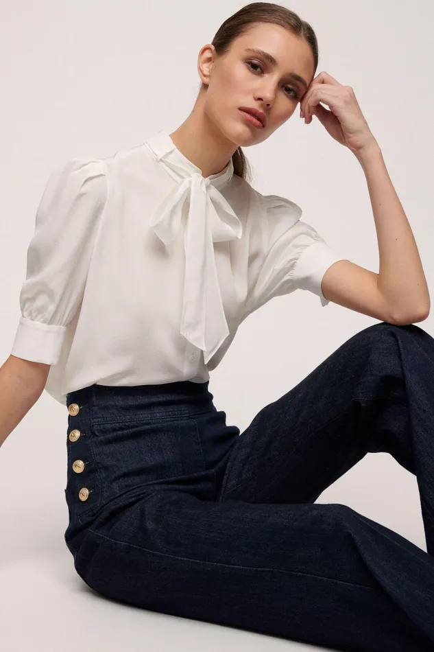 Luisa Spagnoli Blouses And Shirts Balti Cream 8211 Women
