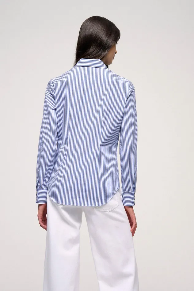 Luisa Spagnoli Blouses And Shirts Balzello Whitelight Blue 8211 Women Luisa Spagnoli Blouses And Shirts Balzello Whitelight Blue 8211 Women