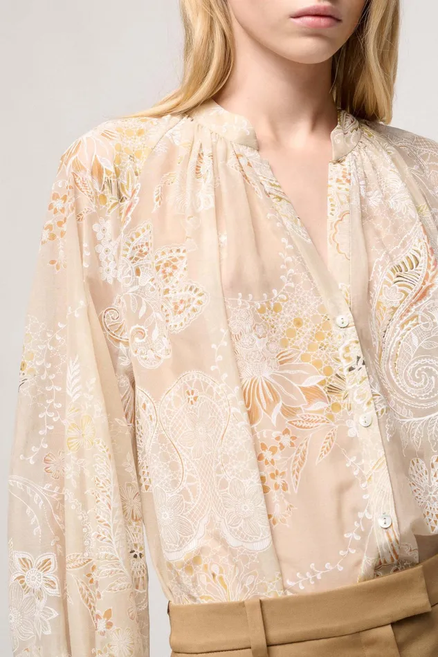 Luisa Spagnoli Blouses And Shirts Beneficio Ivory 8211 Women Luisa Spagnoli Blouses And Shirts Beneficio Ivory 8211 Women