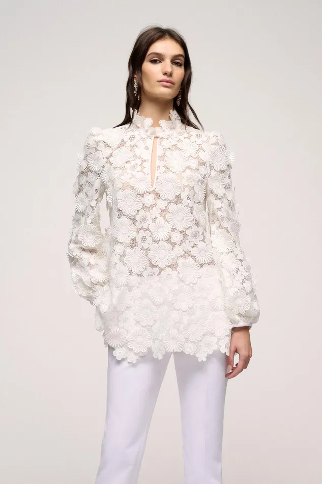 Luisa Spagnoli Blouses And Shirts Bueno Cream 8211 Women