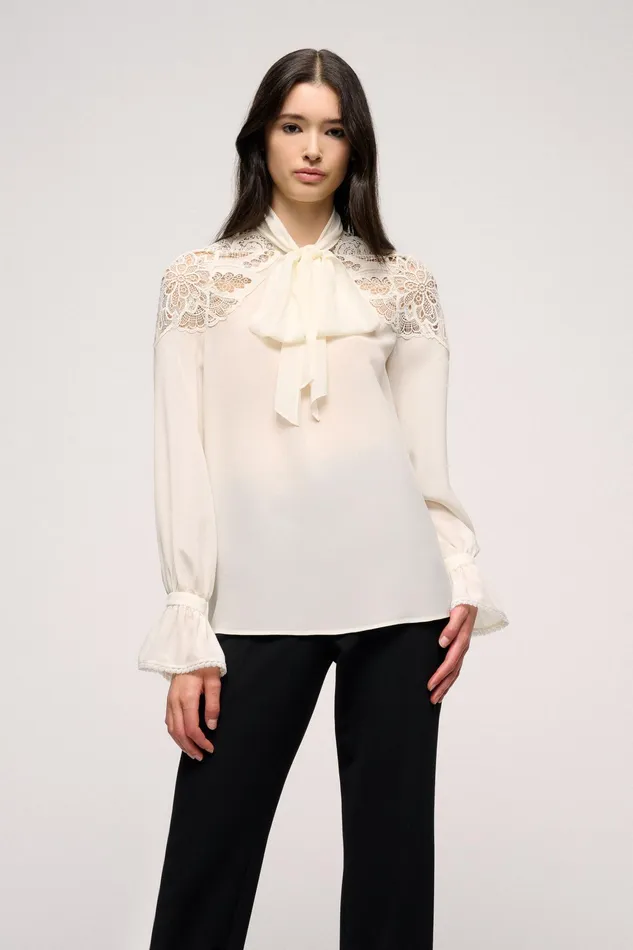 Luisa Spagnoli Blouses And Shirts Buona Cream 8211 Women