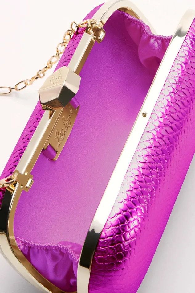 Luisa Spagnoli Clutch And Pochette Identica Fuchsialight Gold 8211 Women Luisa Spagnoli Clutch And Pochette Identica Fuchsialight Gold 8211 Women