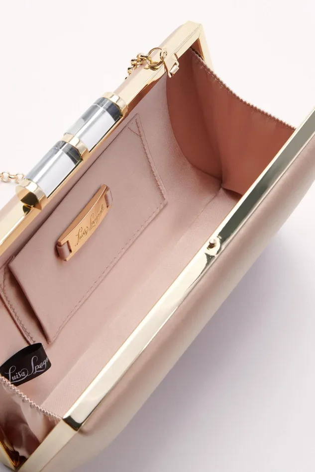 Luisa Spagnoli Clutch And Pochette Ivy Beigelight Gold 8211 Women Luisa Spagnoli Clutch And Pochette Ivy Beigelight Gold 8211 Women