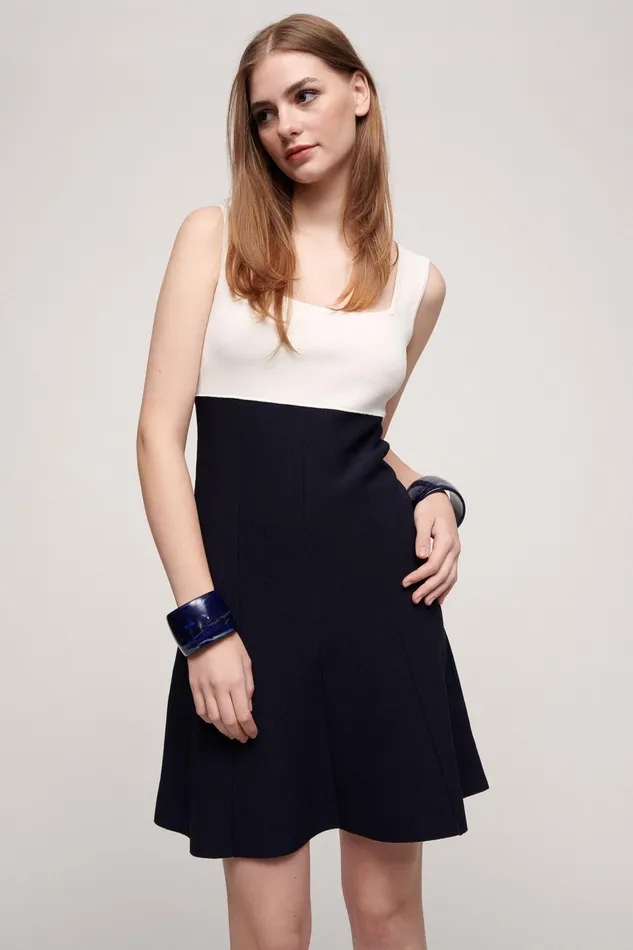 Luisa Spagnoli Dresses and Jumpsuits Calcolo Bluecream 8211 Women