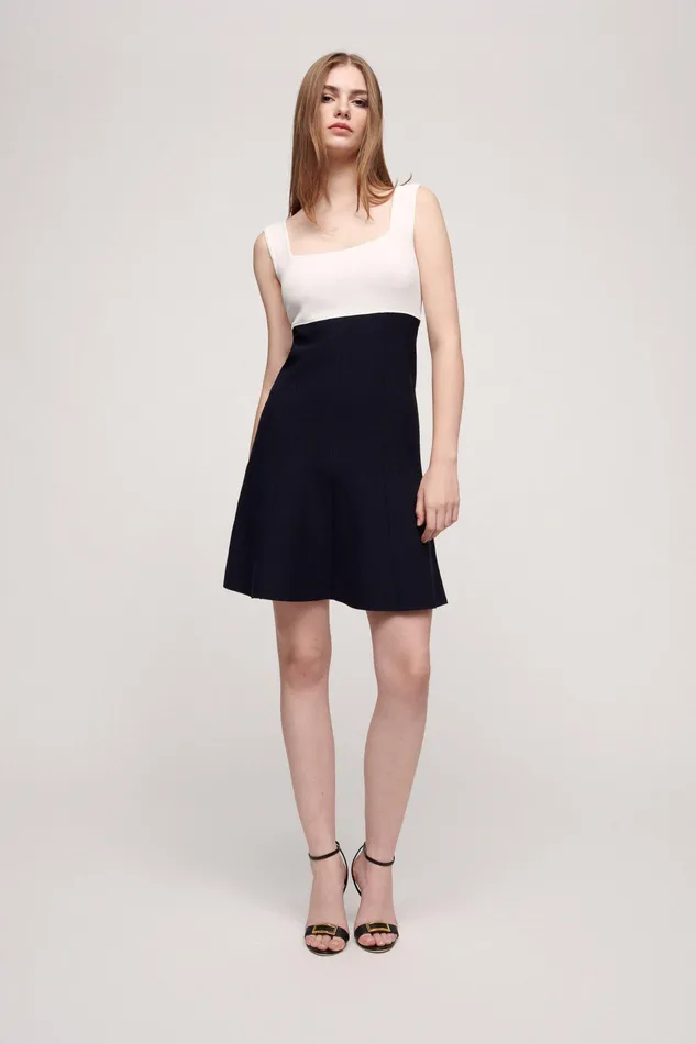 Luisa Spagnoli Dresses and Jumpsuits Calcolo Bluecream 8211 Women Luisa Spagnoli Dresses and Jumpsuits Calcolo Bluecream 8211 Women
