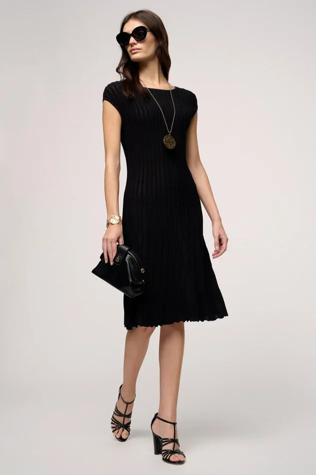 Luisa Spagnoli Dresses and Jumpsuits Celestina Black 8211 Women
