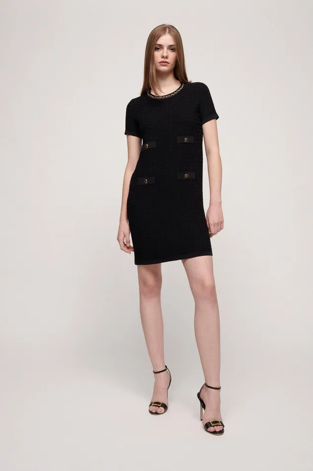 Luisa Spagnoli Dresses and Jumpsuits Celosia Black 8211 Women