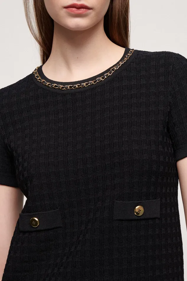 Luisa Spagnoli Dresses and Jumpsuits Celosia Black 8211 Women Luisa Spagnoli Dresses and Jumpsuits Celosia Black 8211 Women