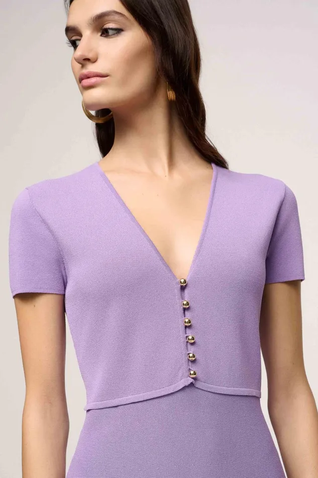 Luisa Spagnoli Dresses and Jumpsuits Ceratura Purple 8211 Women Luisa Spagnoli Dresses and Jumpsuits Ceratura Purple 8211 Women