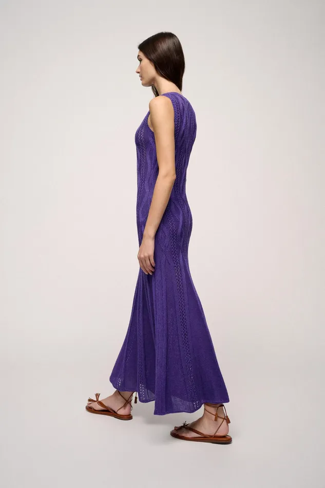 Luisa Spagnoli Dresses and Jumpsuits Cerchia Purple 8211 Women Luisa Spagnoli Dresses and Jumpsuits Cerchia Purple 8211 Women