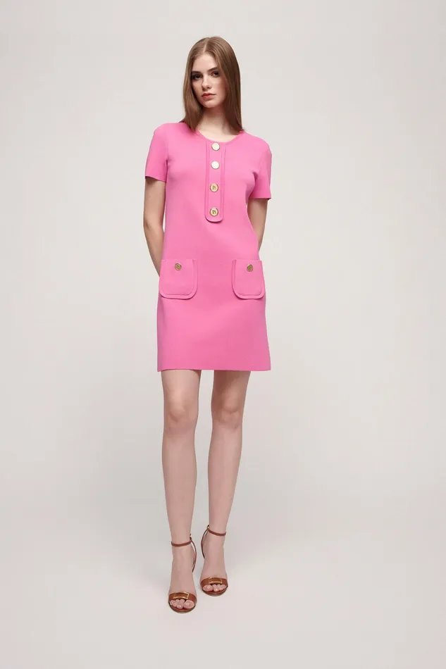 Luisa Spagnoli Dresses and Jumpsuits Citronella Fuchsia 8211 Women
