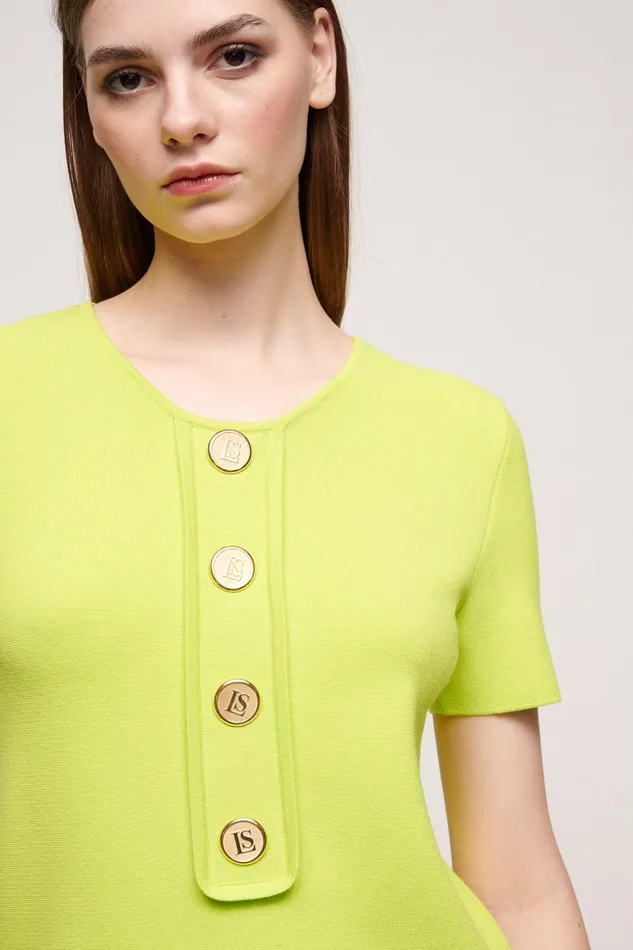 Luisa Spagnoli Dresses and Jumpsuits Citronella Green 8211 Women Luisa Spagnoli Dresses and Jumpsuits Citronella Green 8211 Women