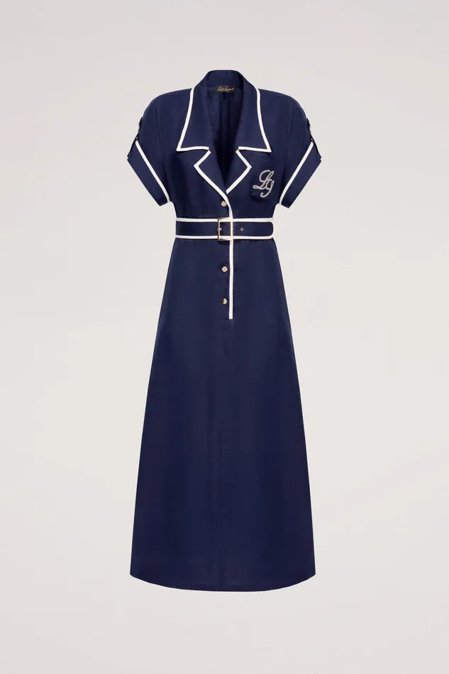 Luisa Spagnoli Dresses and Jumpsuits Parente Bluecream 8211 Women Luisa Spagnoli Dresses and Jumpsuits Parente Bluecream 8211 Women