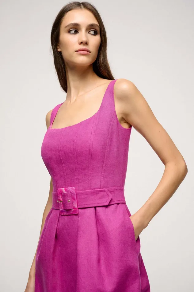 Luisa Spagnoli Dresses and Jumpsuits Piani Fuchsia 8211 Women Luisa Spagnoli Dresses and Jumpsuits Piani Fuchsia 8211 Women