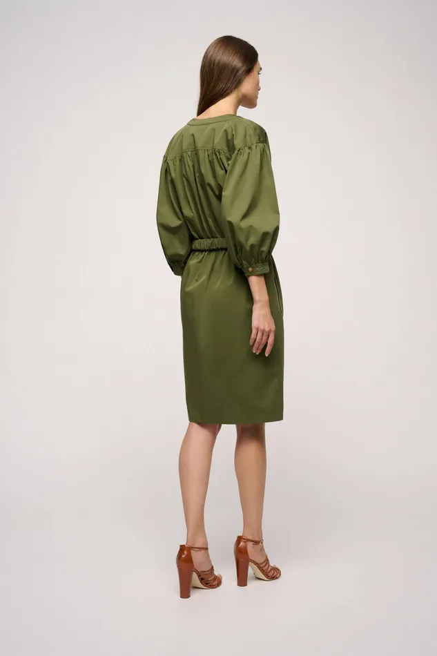 Luisa Spagnoli Dresses and Jumpsuits Pignolo Military Green 8211 Women Luisa Spagnoli Dresses and Jumpsuits Pignolo Military Green 8211 Women