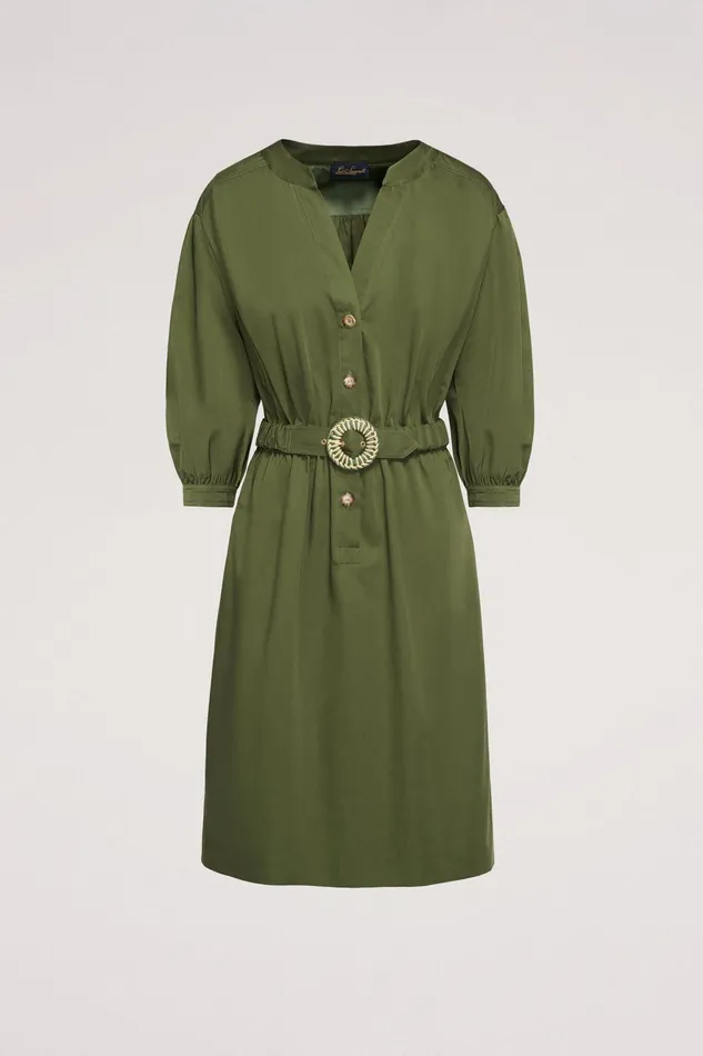 Luisa Spagnoli Dresses and Jumpsuits Pignolo Military Green 8211 Women Luisa Spagnoli Dresses and Jumpsuits Pignolo Military Green 8211 Women