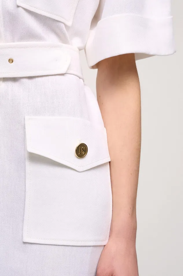 Luisa Spagnoli Dresses and Jumpsuits Pratica Cream 8211 Women Luisa Spagnoli Dresses and Jumpsuits Pratica Cream 8211 Women