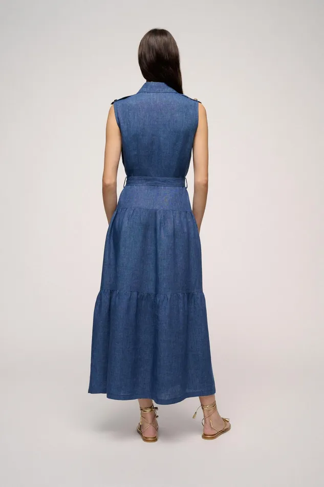 Luisa Spagnoli Dresses and Jumpsuits Principato Blue 8211 Women Luisa Spagnoli Dresses and Jumpsuits Principato Blue 8211 Women