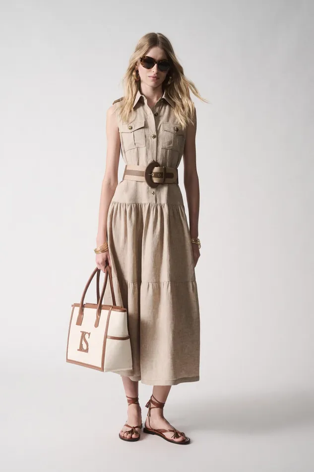 Luisa Spagnoli Dresses and Jumpsuits Principato Sand 8211 Women Luisa Spagnoli Dresses and Jumpsuits Principato Sand 8211 Women