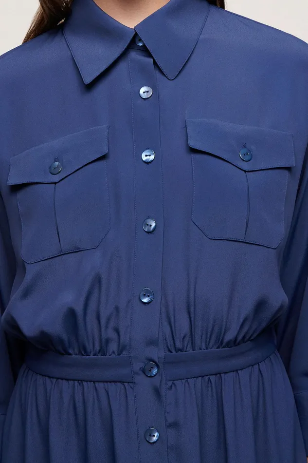 Luisa Spagnoli Dresses and Jumpsuits Priorita Blue 8211 Women Luisa Spagnoli Dresses and Jumpsuits Priorita Blue 8211 Women