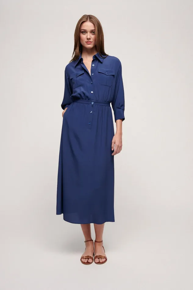Luisa Spagnoli Dresses and Jumpsuits Priorita Blue 8211 Women Luisa Spagnoli Dresses and Jumpsuits Priorita Blue 8211 Women