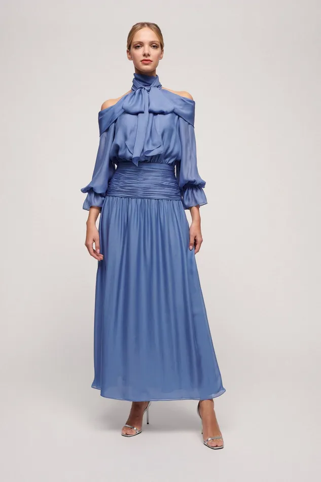 Luisa Spagnoli Formal Dresses Poetessa Periwinkle 8211 Women