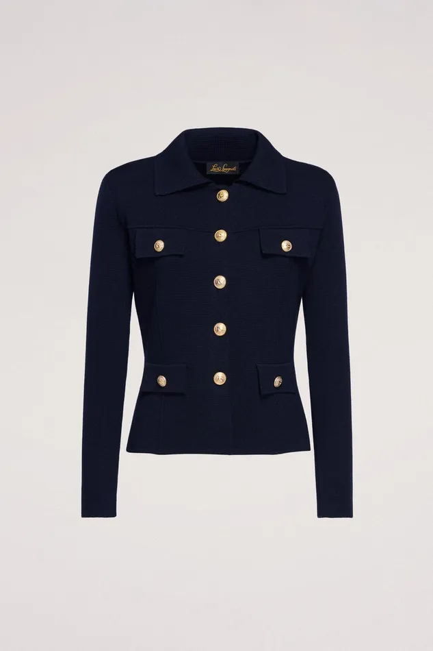 Luisa Spagnoli Jackets and Blazers Melania Blue 8211 Women Luisa Spagnoli Jackets and Blazers Melania Blue 8211 Women