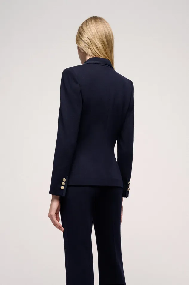 Luisa Spagnoli Jackets and Blazers Mindi Blue 8211 Women Luisa Spagnoli Jackets and Blazers Mindi Blue 8211 Women
