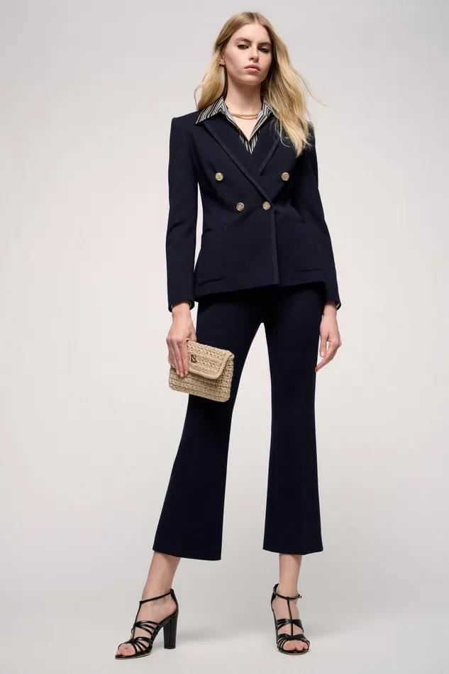 Luisa Spagnoli Jackets and Blazers Mindi Blue 8211 Women Luisa Spagnoli Jackets and Blazers Mindi Blue 8211 Women