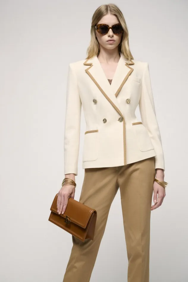 Luisa Spagnoli Jackets and Blazers Mindi Cream 8211 Women