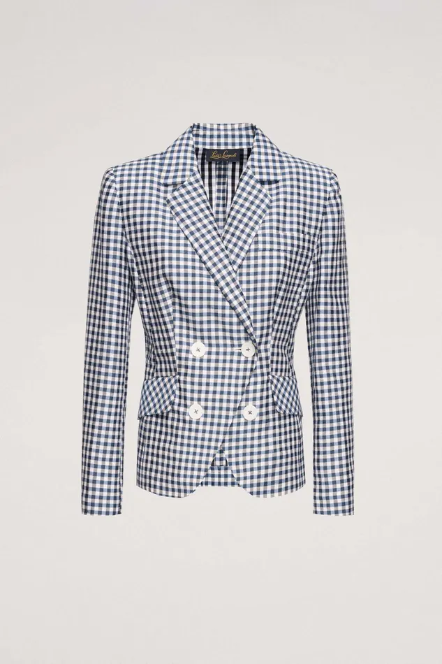 Luisa Spagnoli Jackets and Blazers Valorosa Bluecream 8211 Women Luisa Spagnoli Jackets and Blazers Valorosa Bluecream 8211 Women