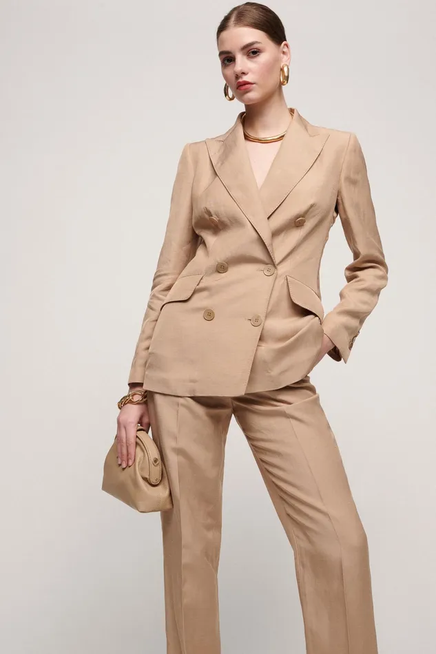 Luisa Spagnoli Jackets and Blazers Varanese Beige 8211 Women Luisa Spagnoli Jackets and Blazers Varanese Beige 8211 Women