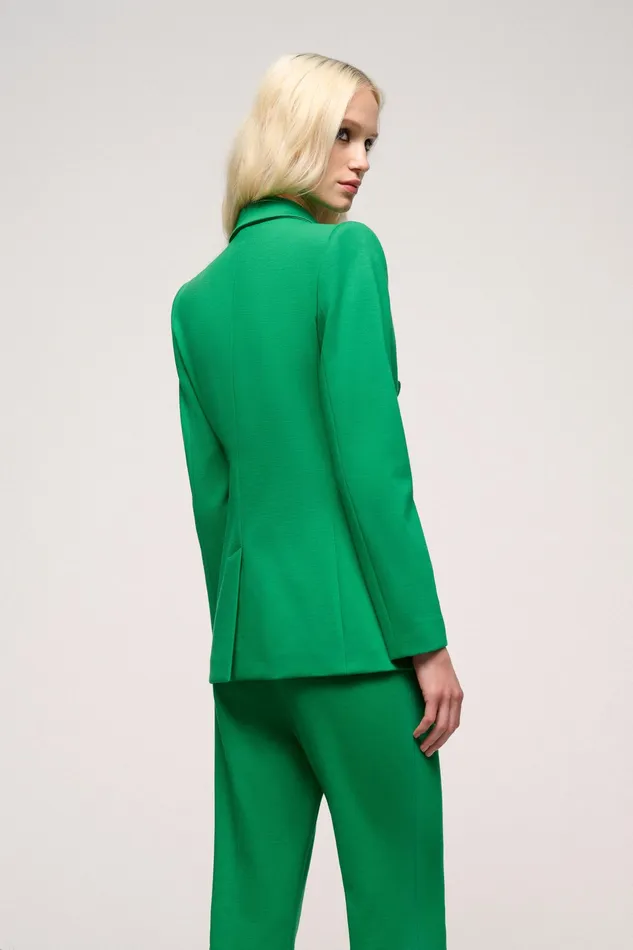 Luisa Spagnoli Jackets and Blazers Vega Green 8211 Women Luisa Spagnoli Jackets and Blazers Vega Green 8211 Women