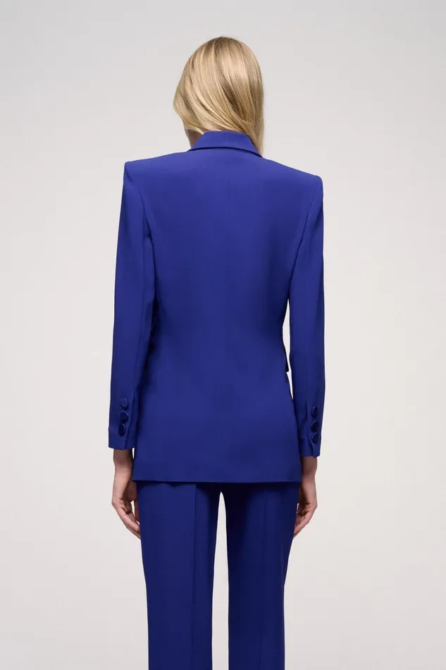 Luisa Spagnoli Jackets and Blazers Vegetale Bluette 8211 Women Luisa Spagnoli Jackets and Blazers Vegetale Bluette 8211 Women