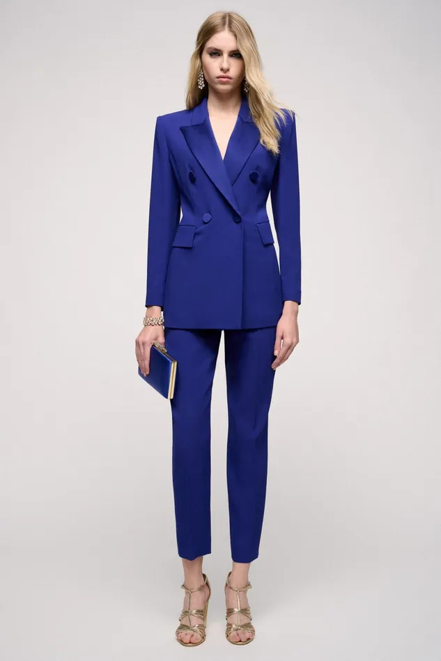Luisa Spagnoli Jackets and Blazers Vegetale Bluette 8211 Women Luisa Spagnoli Jackets and Blazers Vegetale Bluette 8211 Women