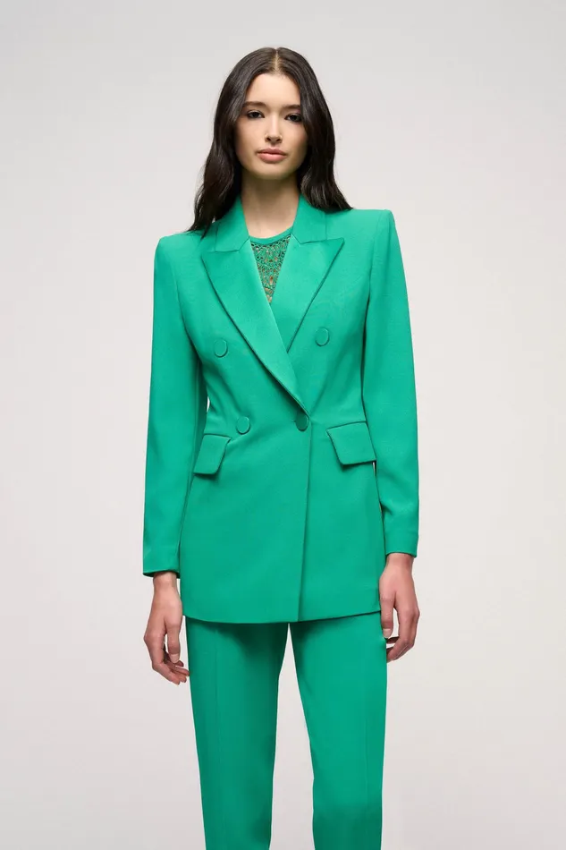 Luisa Spagnoli Jackets and Blazers Vegetale Emerald Green 8211 Women