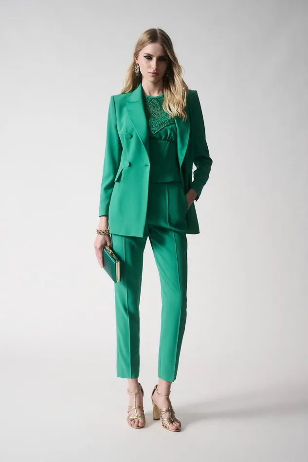 Luisa Spagnoli Jackets and Blazers Vegetale Emerald Green 8211 Women Luisa Spagnoli Jackets and Blazers Vegetale Emerald Green 8211 Women
