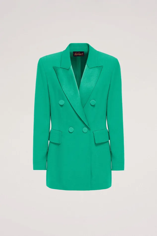Luisa Spagnoli Jackets and Blazers Vegetale Emerald Green 8211 Women Luisa Spagnoli Jackets and Blazers Vegetale Emerald Green 8211 Women