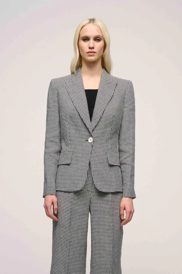 Luisa Spagnoli Jackets and Blazers Vellutata Blackcream 8211 Women