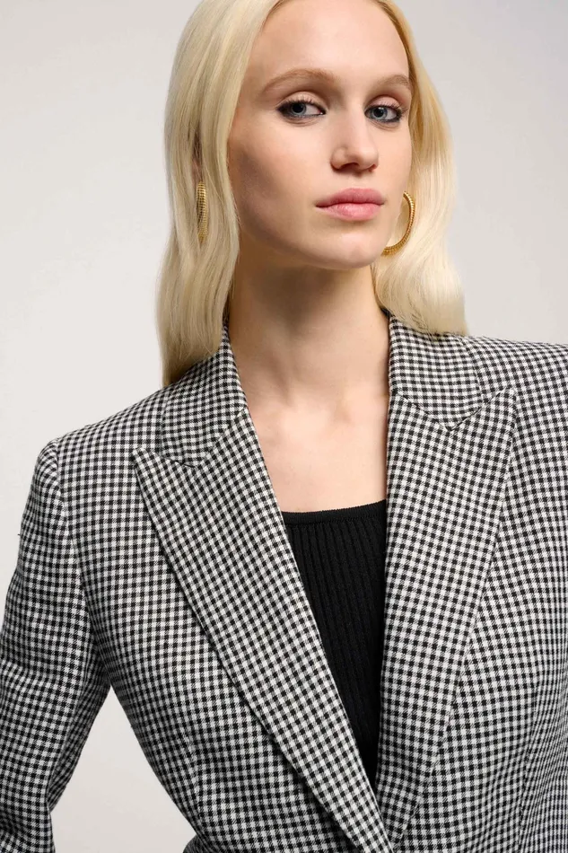 Luisa Spagnoli Jackets and Blazers Vellutata Blackcream 8211 Women Luisa Spagnoli Jackets and Blazers Vellutata Blackcream 8211 Women