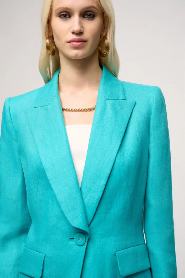 Luisa Spagnoli Jackets and Blazers Venti Turquoise 8211 Women Luisa Spagnoli Jackets and Blazers Venti Turquoise 8211 Women