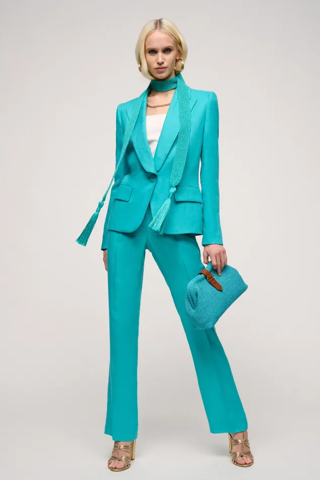 Luisa Spagnoli Jackets and Blazers Venti Turquoise 8211 Women Luisa Spagnoli Jackets and Blazers Venti Turquoise 8211 Women