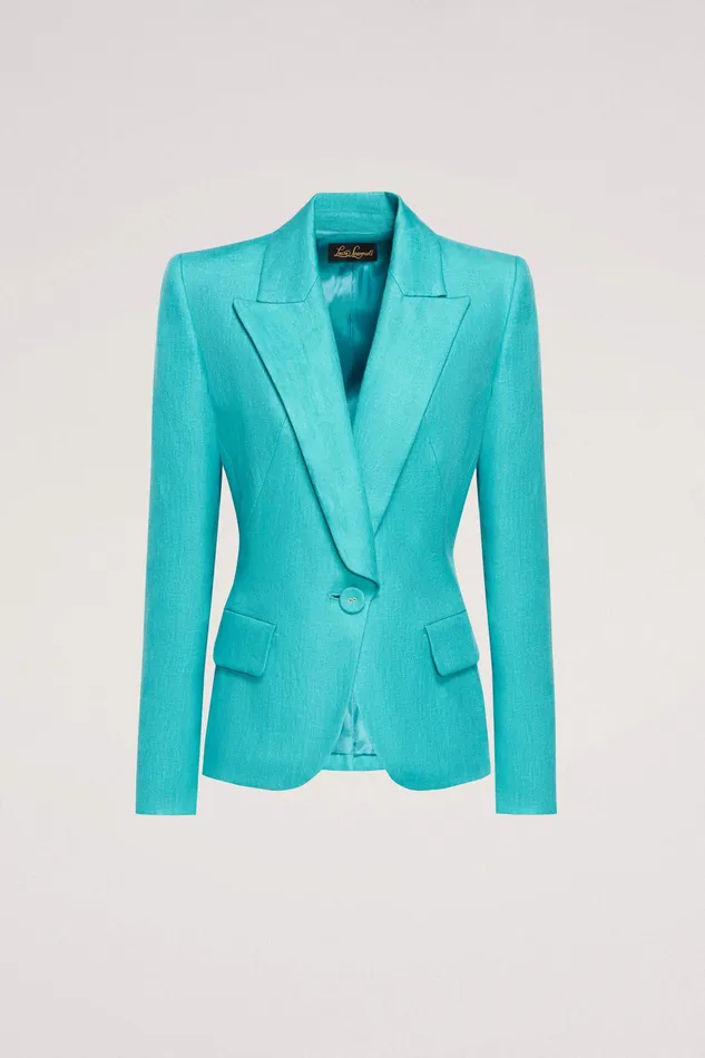 Luisa Spagnoli Jackets and Blazers Venti Turquoise 8211 Women Luisa Spagnoli Jackets and Blazers Venti Turquoise 8211 Women