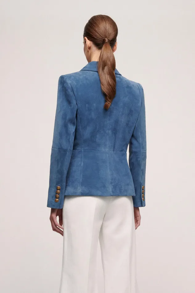 Luisa Spagnoli Jackets and Blazers Versailles Avio Blue 8211 Women Luisa Spagnoli Jackets and Blazers Versailles Avio Blue 8211 Women