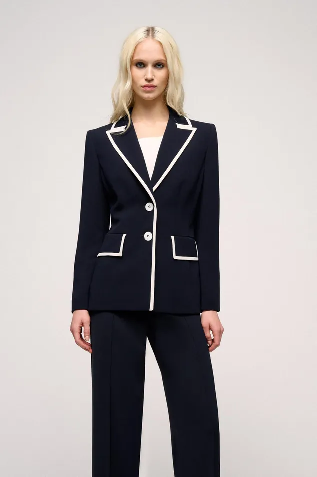 Luisa Spagnoli Jackets and Blazers Versione Bluecream 8211 Women