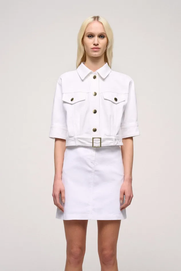 Luisa Spagnoli Jackets and Blazers Visto White 8211 Women
