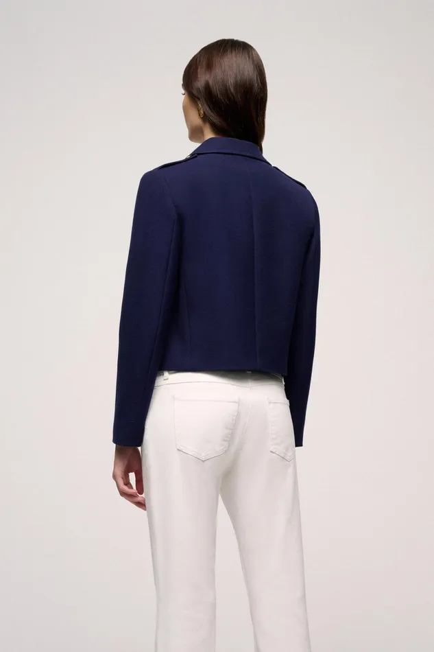 Luisa Spagnoli Jackets and Blazers Vitamina Blue 8211 Women Luisa Spagnoli Jackets and Blazers Vitamina Blue 8211 Women