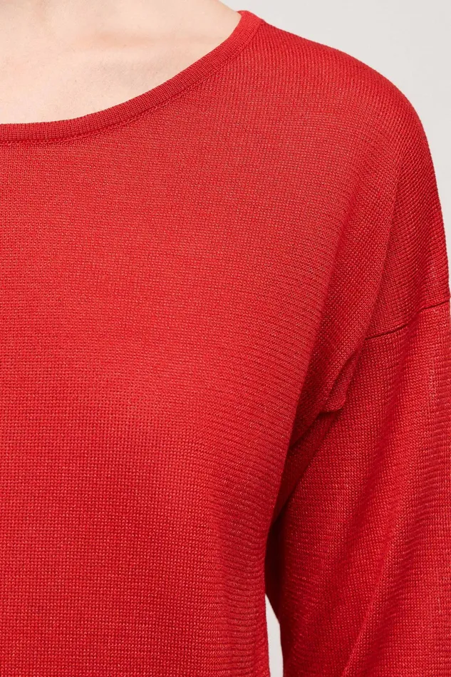 Luisa Spagnoli Knitwear Campanella Red 8211 Women Luisa Spagnoli Knitwear Campanella Red 8211 Women