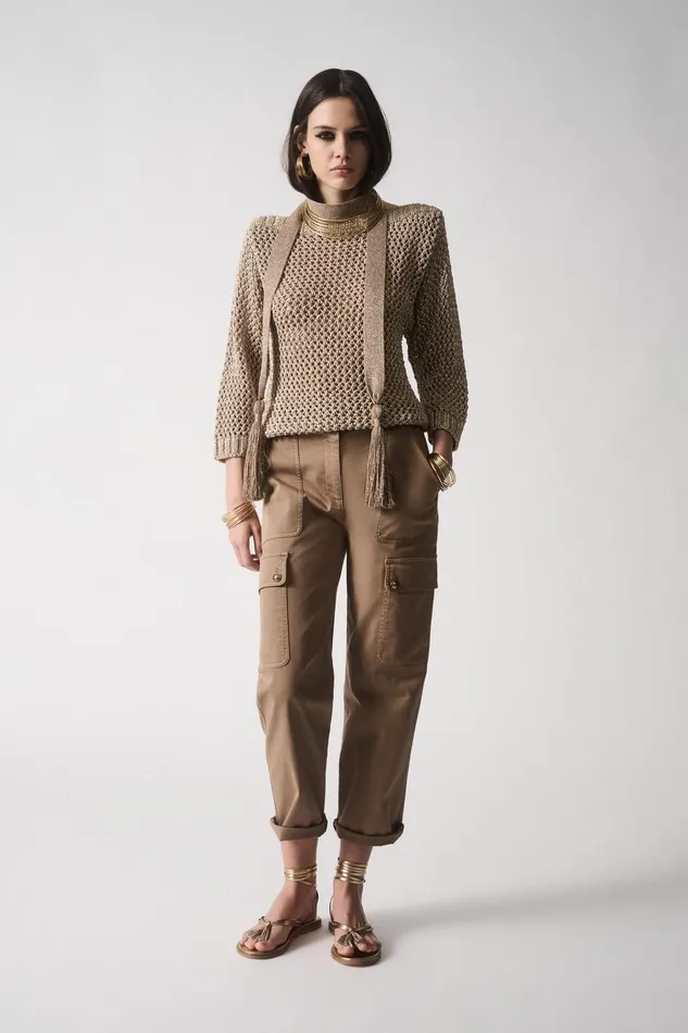 Luisa Spagnoli Knitwear Cavolfiore Beige 8211 Women Luisa Spagnoli Knitwear Cavolfiore Beige 8211 Women